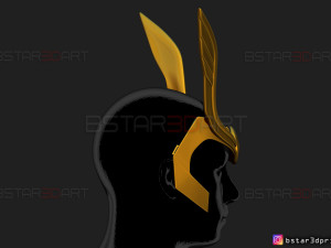 worthy loki crown - loki helmet - marvel comics cosplay 3d print model Modelo de impresión 3D