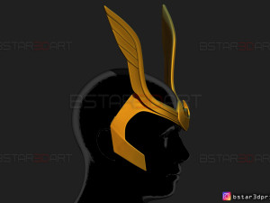 worthy loki crown - loki helmet - marvel comics cosplay 3d print model Modelo de impresión 3D