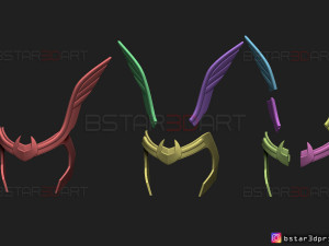 worthy loki crown - loki helmet - marvel comics cosplay 3d print model Modelo de impresión 3D