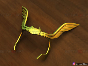 worthy loki crown - loki helmet - marvel comics cosplay 3d print model Modelo de impresión 3D
