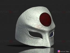 katana mask - the suicide squad - dc comics cosplay 3d print model 3D Print Model