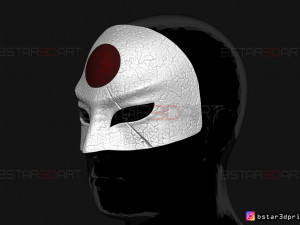 katana mask - the suicide squad - dc comics cosplay 3d print model Modelo de Impressão 3D