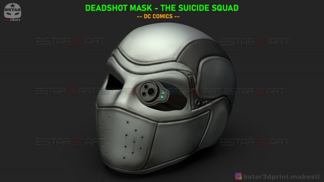 deadshot - the suicide squad - dc comics cosplay 3d print model 3D-Druckmodell .c4d .max .obj .3ds .fbx .stl .blend 