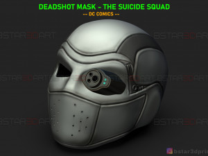 deadshot - the suicide squad - dc comics cosplay 3d print model 3D 프린트 모델