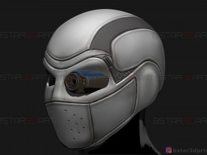 deadshot - the suicide squad - dc comics cosplay 3d print model 3D-Druckmodell