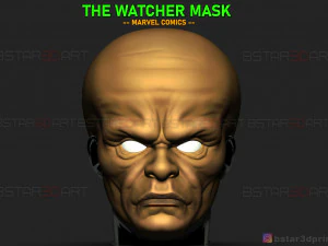 g&ouml;zlemci maskesi - marvel &ccedil;izgi romanları 3d baskı modeli 3D Baskı Modeli