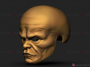 the watcher mask - marvel comics 3d print model 3D Baskı Modeli