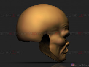 the watcher mask - marvel comics 3d print model 3D Baskı Modeli