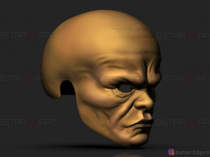 the watcher mask - marvel comics 3d print model 3D Baskı Modeli