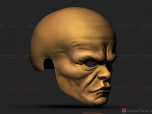 the watcher mask - marvel comics 3d print model 3D Print Model