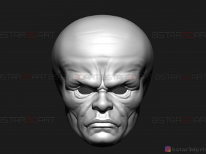the watcher mask - marvel comics 3d print model 3D Baskı Modeli