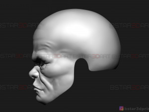 the watcher mask - marvel comics 3d print model 3D Baskı Modeli