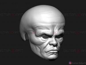 the watcher mask - marvel comics 3d print model 3D Baskı Modeli