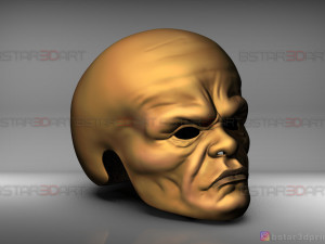 the watcher mask - marvel comics 3d print model 3D Baskı Modeli