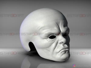 the watcher mask - marvel comics 3d print model 3D Baskı Modeli
