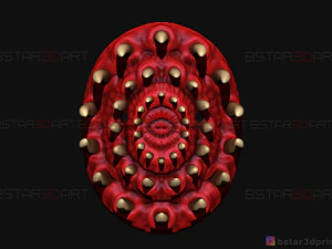 tooth mask - horror mask - scary mask - halloween cosplay mask 3d print model 3D Print Model