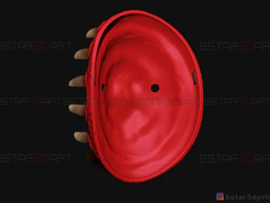 tooth mask - horror mask - scary mask - halloween cosplay mask 3d print model 3D Print Model