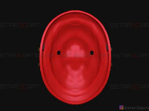 tooth mask - horror mask - scary mask - halloween cosplay mask 3d print model 3D Print Model
