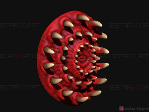 tooth mask - horror mask - scary mask - halloween cosplay mask 3d print model 3D Print Model