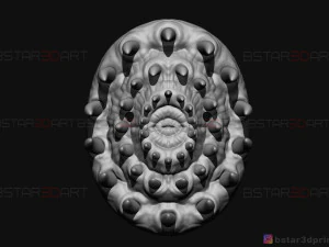 tooth mask - horror mask - scary mask - halloween cosplay mask 3d print model 3D Print Model
