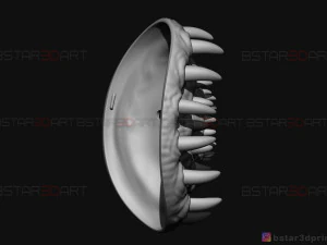 tooth mask - horror mask - scary mask - halloween cosplay mask 3d print model 3D Print Model