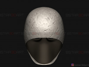 slender man mask - horror scary mask - halloween cosplay 3d print model Modelo de Impressão 3D