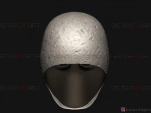 m&aacute;scara de homem esguio - m&aacute;scara assustadora de terror - modelo de impress&atilde;o 3D de cosplay de Halloween Modelo de Impressão 3D