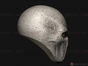 slender man mask - horror scary mask - halloween cosplay 3d print model Modelo de Impressão 3D