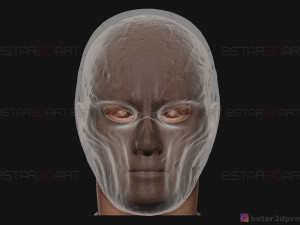slender man mask - horror scary mask - halloween cosplay 3d print model Modelo de Impressão 3D