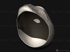 slender man mask - horror scary mask - halloween cosplay 3d print model Modelo de Impressão 3D