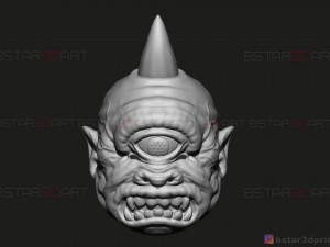 cyclops monster mask - horror scary mask - halloween cosplay 3d print model 3D Print Model