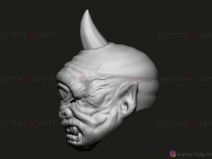 cyclops monster mask - horror scary mask - halloween cosplay 3d print model 3D Print Model