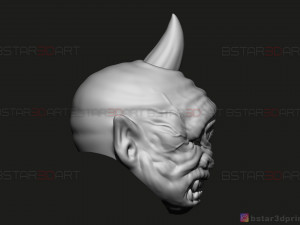 cyclops monster mask - horror scary mask - halloween cosplay 3d print model 3D Print Model