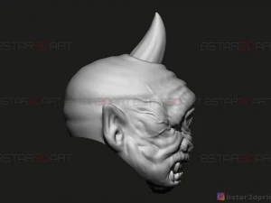 cyclops monster mask - horror scary mask - halloween cosplay 3d print model 3D Print Model