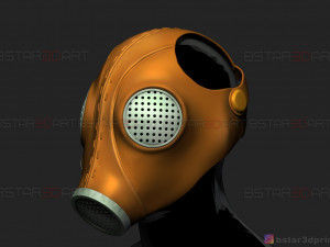 ratcatcher mask - the suicide squad mask - dc comics cosplay Model Cetak 3D