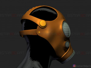 ratcatcher mask - the suicide squad mask - dc comics cosplay Model Cetak 3D