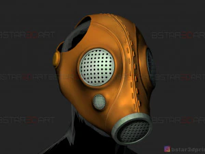 ratcatcher mask - the suicide squad mask - dc comics cosplay 3D Print Model