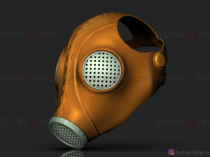ratcatcher mask - the suicide squad mask - dc comics cosplay Model Cetak 3D