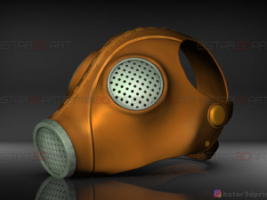 ratcatcher mask - the suicide squad mask - dc comics cosplay Model Cetak 3D