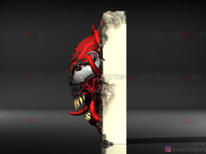 venom carnage - frame decor - venom movie 2021 - marvel comics 3d print model 3D Принт Модель
