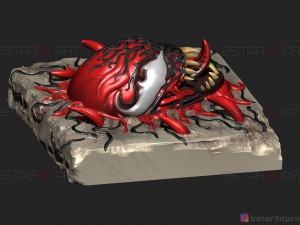 venom carnage - frame decor - venom movie 2021 - marvel comics 3d print model 3D Принт Модель
