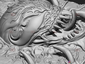 venom carnage - frame decor - venom movie 2021 - marvel comics 3d print model 3D Принт Модель