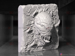 venom carnage - frame decor - venom movie 2021 - marvel comics 3d print model 3D Принт Модель