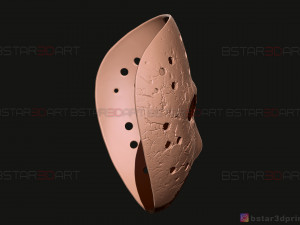 jason voorhees mask - friday 13th movie - horror halloween mask 3d print model 3Dプリントモデル