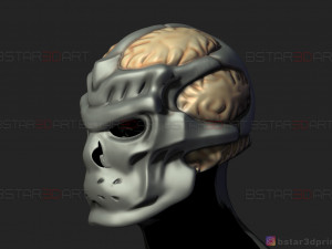 jason voorhees mask - friday 13th movie - horror halloween mask 3d print model 3D-Druckmodell