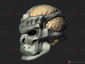 jason voorhees mask - friday 13th movie - horror halloween mask 3d print model 3D-Druckmodell