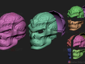 jason voorhees mask - friday 13th movie - horror halloween mask 3d print model 3D-Druckmodell