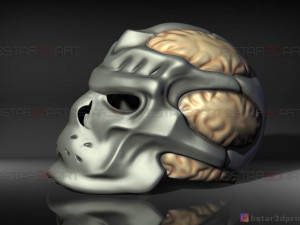 jason voorhees mask - friday 13th movie - horror halloween mask 3d print model 3D-Druckmodell