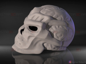 jason voorhees mask - friday 13th movie - horror halloween mask 3d print model 3D-Druckmodell