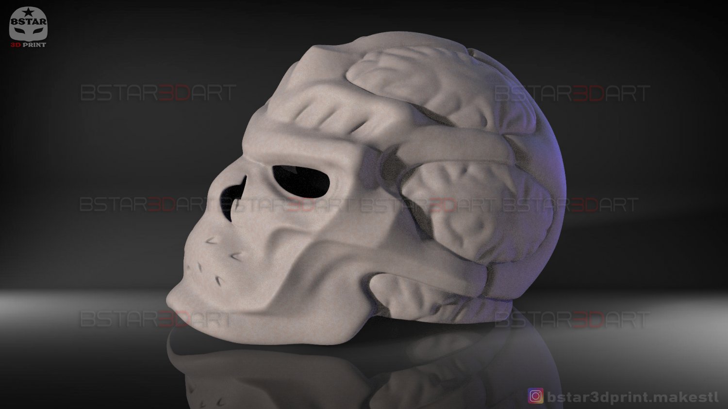 Jason Voorhees Mask from Friday The 13th Christmas Ornament 3D Model For 3D  printing
